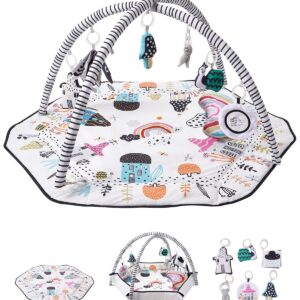 Tapis d'Éveil Évolutif VEVOR – Espace de Jeu Sécurisé avec Bords Relevables