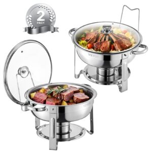 Bain-marie de réception VEVOR Double 4,7 L – Buffet & Restauration Haut de Gamme