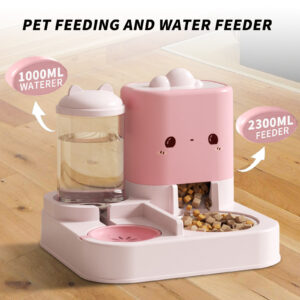 Distributeur d'eau et de croquettes pour chien et chat KAWAI