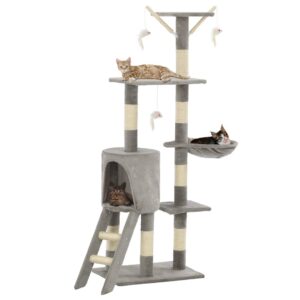 Arbre à Chat Multi-Activités (138 cm)